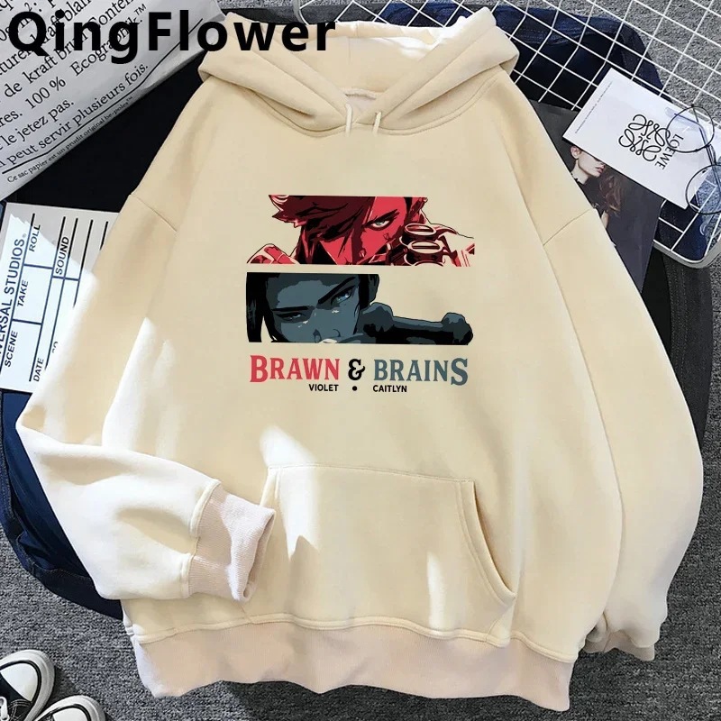 Arcane Jinx Hoodies Male Overseas Setwear Men Hoody Sweatsh