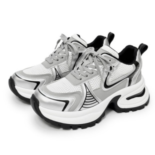 Zhao Lusi Same Style Thick-soled Internet Red Shoes All-match Breathable Couple Shoes Casual Fashion Color Matching Sports Shoes Torre Shoes Trendy