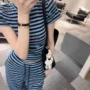 好看独特短袖绝美长裤