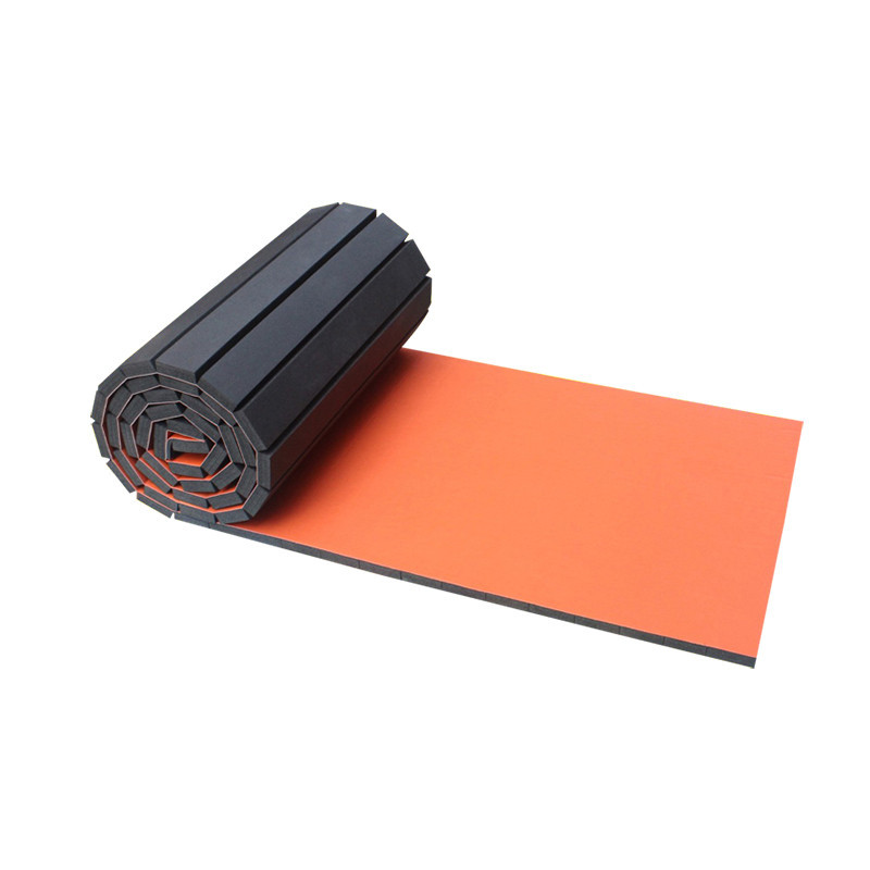 Entrenamiento de boxeo mat de rollo deportivo, gimnasio de boxeo familiar, mat de rollo de empalme rápido, mat de lucha libre, mat de rollo de lucha libre