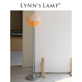 Lynn's立意 太空时代橙色落地灯 卧室书房包豪斯立式ins日落台灯