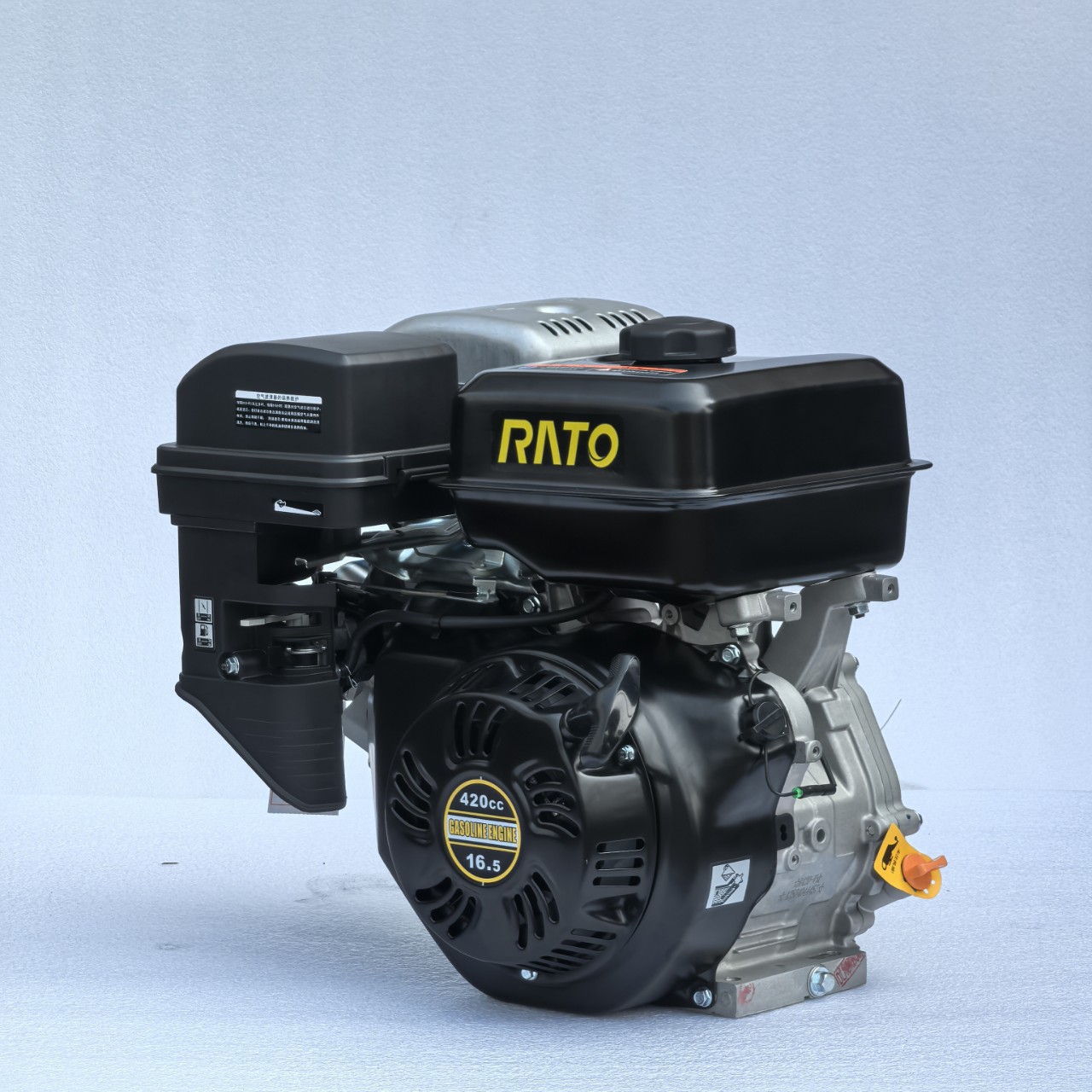 16.5 Horsepower High-Speed Gasoline Engine 5000 Rpm Marine Fan Motor for Go-Karts 190F 25mm Shaft Diameter