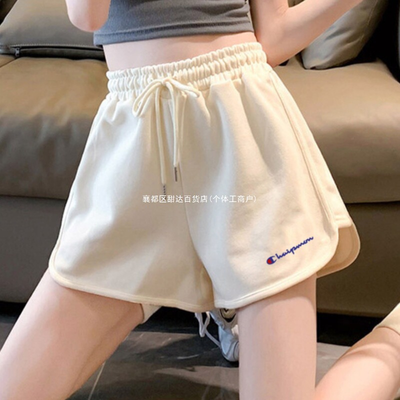 Sports Shorts Women's Summer Champion Cute Running American High-Waisted Fashion Casual Hot Girl Cotton Shorts