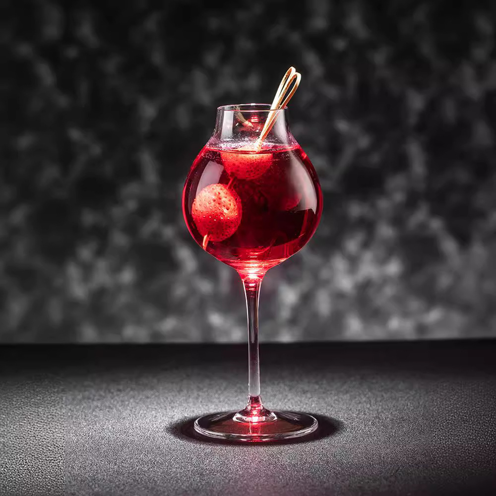 Vidrio de cristal sin plomo whisky degustación olor taza ISO pie alto olor taza de vino taza de vino dulce taza de Sherry