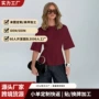 荷叶摆显瘦跨境爆款上衣