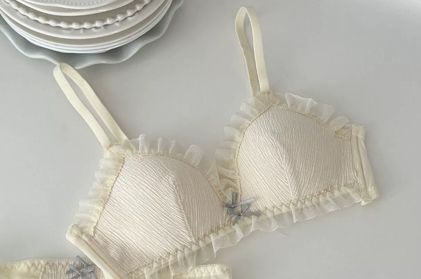 Venta directa de fábrica Comercio electrónico transfronterizo Sudeste de Asia Vietnam Tailandia Ladies French Triangle Cup Reunir Cómodo sujetador