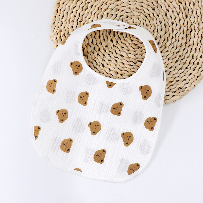 Bear head (pleated cloth gauze)