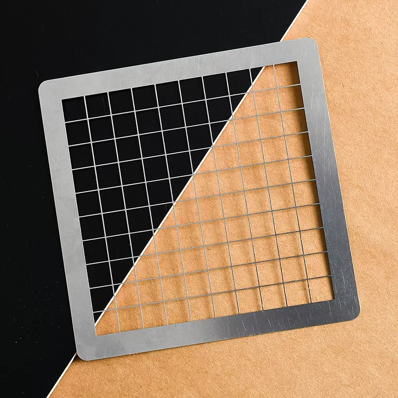 不锈钢304方孔网片 蚀刻工艺洞洞板装饰滤片 加工方形板框多孔板