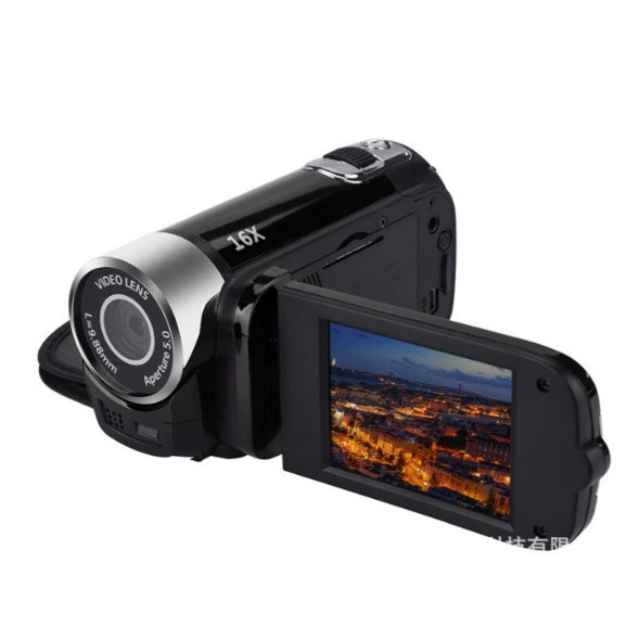 Цифровая камера D90, 16 МП, Full HD 1080p, 2.7" поворотный LCD, 16x цифровой зум