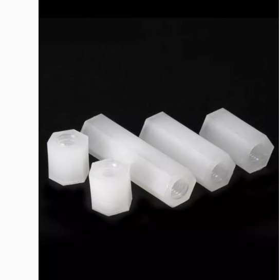 六角内螺纹隔离柱 尼龙材质 HTP系列 白色,100个/包