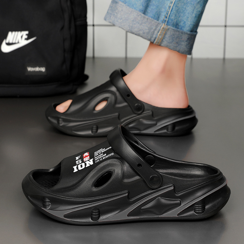 Sandalias pareja 2025 sandalias y pantuflas de verano ocio plataforma sandalias y pantuflas de playa de doble uso exterior zapatillas deportivas vietnamitas