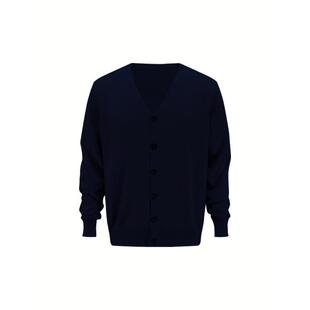 R 94196 V Neck Solid Color Knit Cardigan ��ɫᘿ��_��