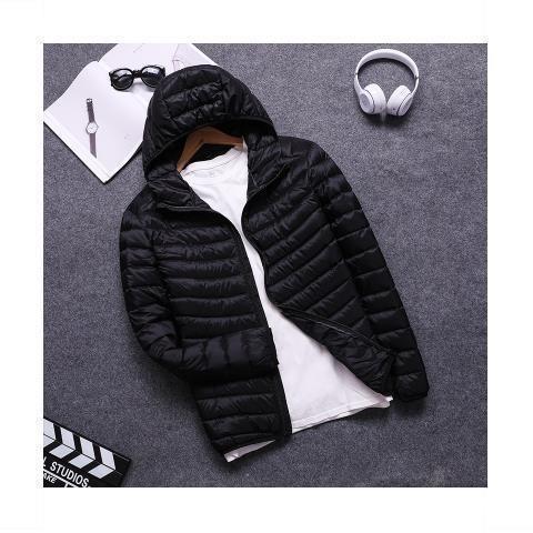 Lightweight down padded cotton jacket for women, autumn and winter cotton puffer coat, South Korean style loose short sleeveless hooded collar outerwear