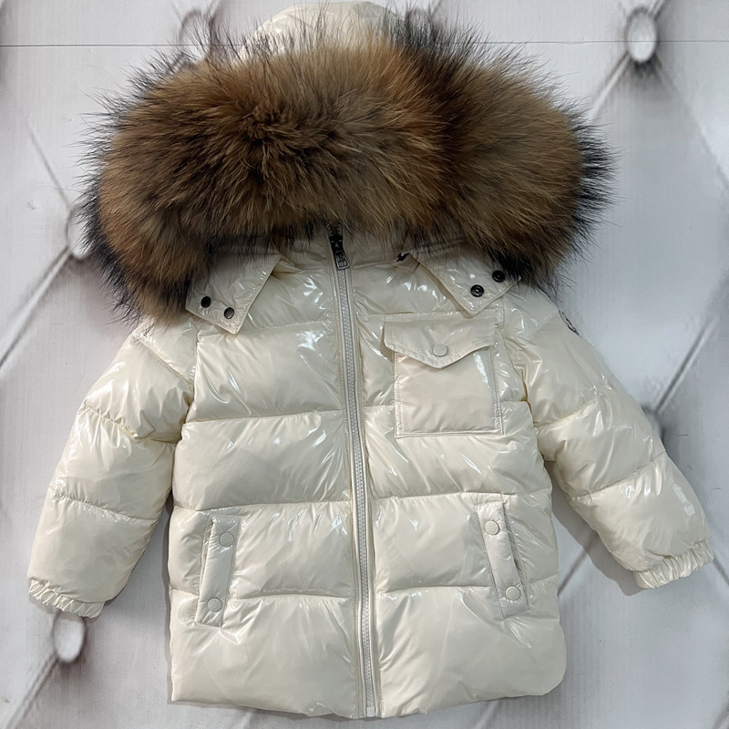 Baby Girls' Clothing down jacket boys and girls medium and long baby winter clothes small and medium children's thickened _voghion.com