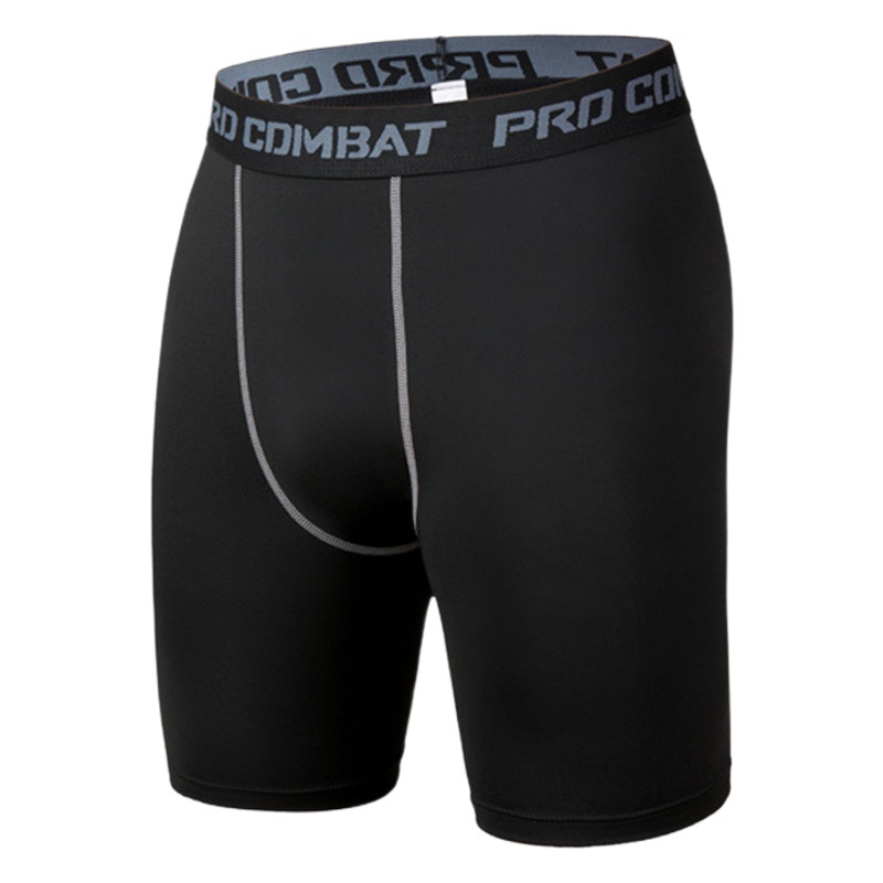 Spot Sports Tight Pants Men's Running Stretch Bottoming Shorts Cycling Training Compression Pants Basketball Quick-drying Fitness Pants