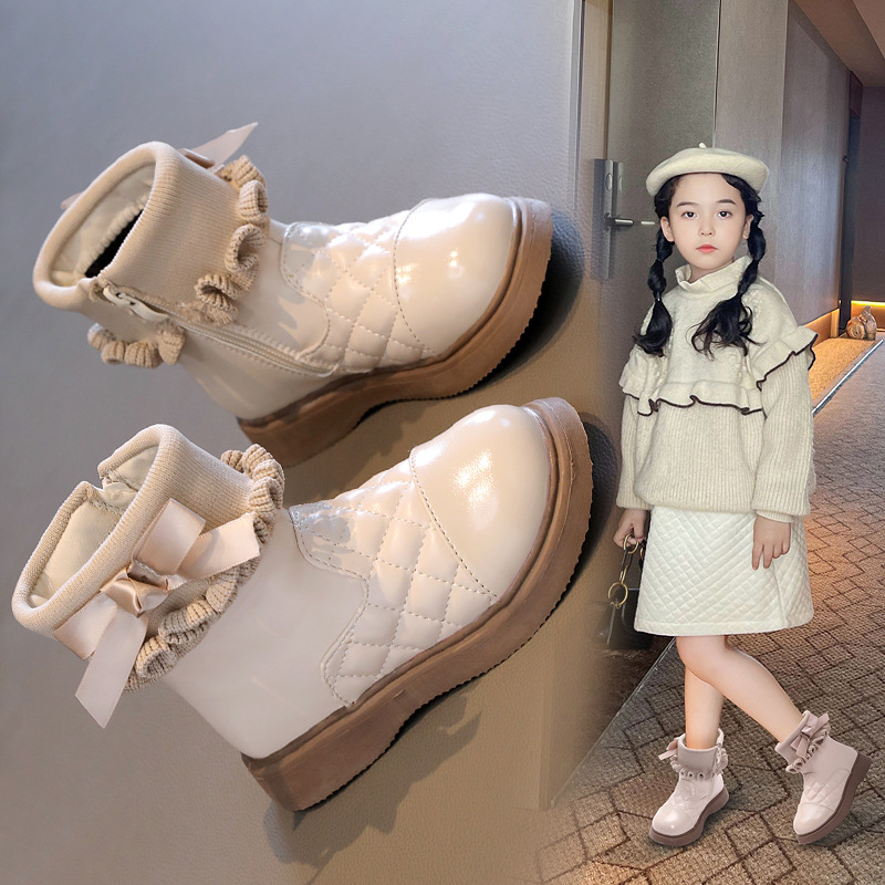 Modische Mädchenstiefel Für Herbst Und Winter Im Stil_voghion.com