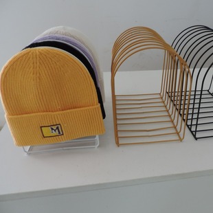 Home Multi-purpose desktop iron desktop wall storage rack Hat Rack store bookshelf storage rack