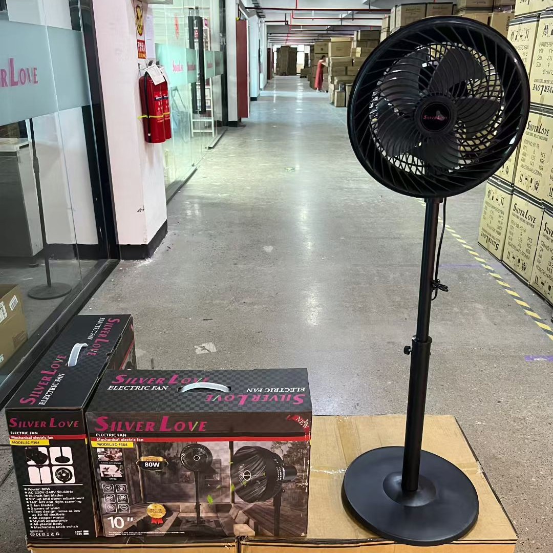 Comercio exterior exportación de ventilador eléctrico de control remoto de 10 pulgadas ventilador de piso de gran viento doméstico 220V fábrica directa de seis velocidades image 2