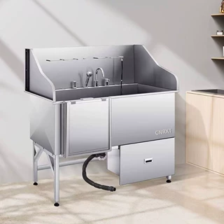 Stainless steel pet washing sink 不锈钢洗宠水槽304加厚板材
