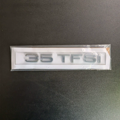 Suitable for Audi A4, A6L, Q3, Q5, Car logo - abs-35-tfsi-bright-silver