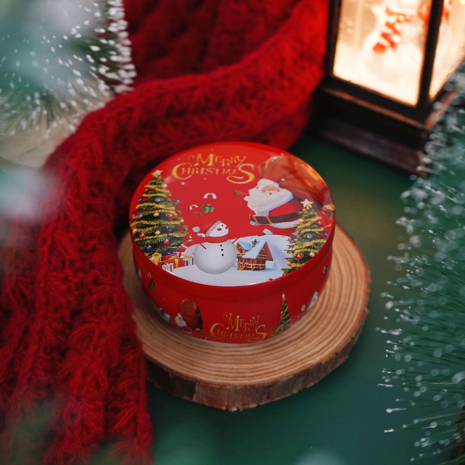Navidad caja de regalo de vela de banano set romántico no humo perfume adornos regalo de mano vela doméstica de Navidad al por mayor