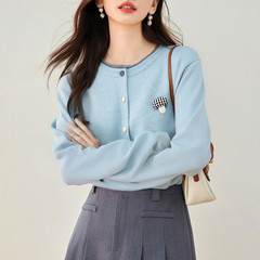 别致洋气毛衣外套女2025新款春装韩系穿搭针织开衫宽松超好看上衣