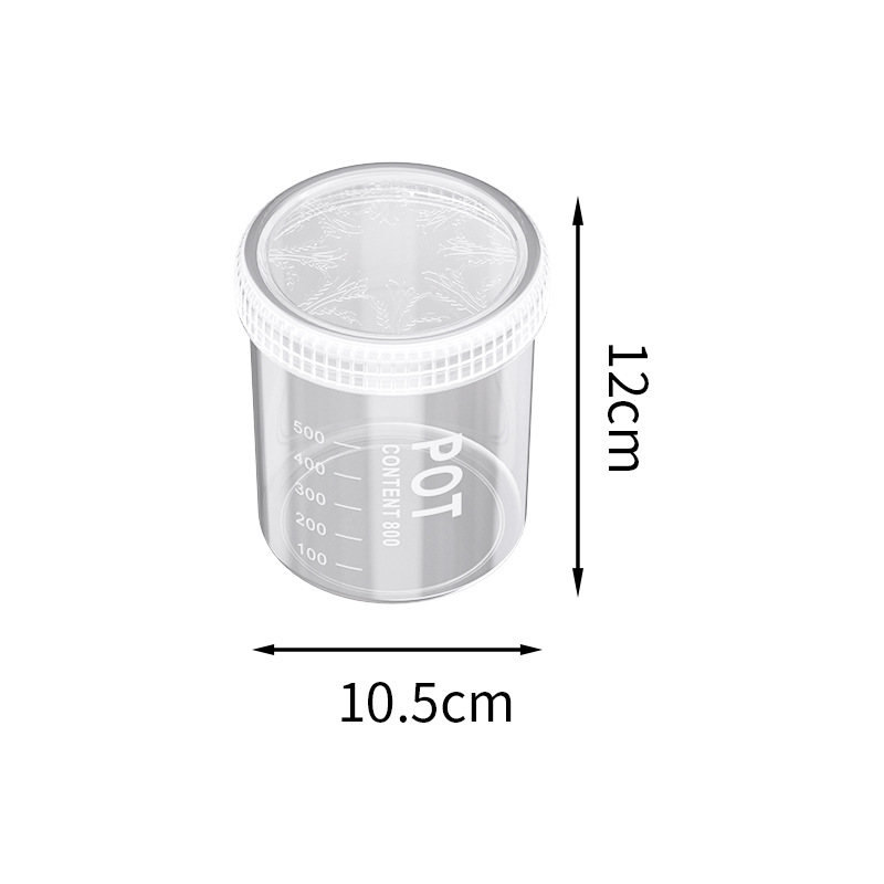Màu trong suốt cỡ trung 800ml