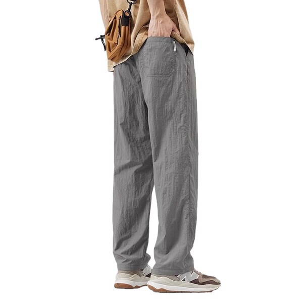 Sports men's cool silk summer thin quick dry casual trousers for…