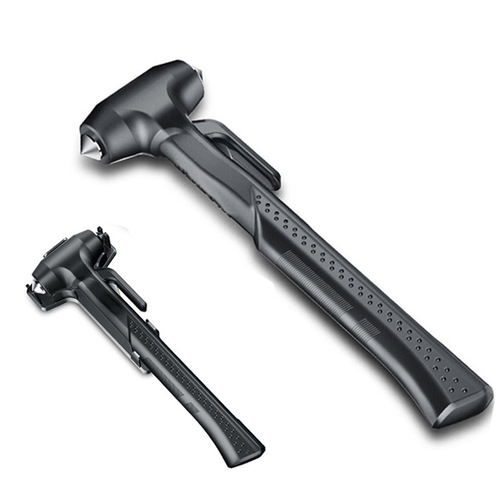 Car-mounted large car safety hammer car bus bus escape life-saving hammer long handle emergency window breaking tool