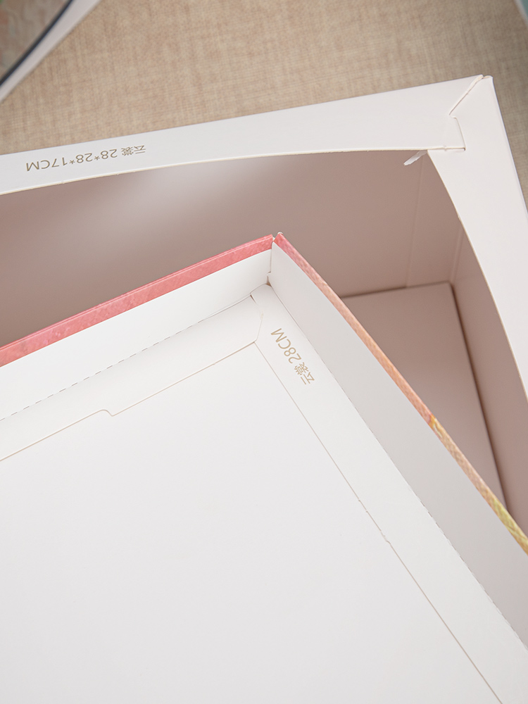 Tres en uno 6 pulgadas 8 pulgadas 10 pulgadas 12 pulgadas 14 pulgadas seis pulgadas redondeadas caja de pastel de cumpleaños caja de embalaje de pastel