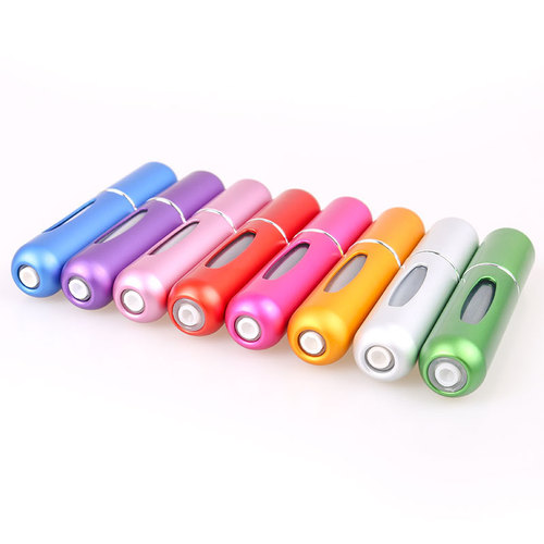 5ml Perfume Bottle with Self-Pumping, Recyclable, Rechargeable Spray Bottle Sample Portable Cosmetic Bottle