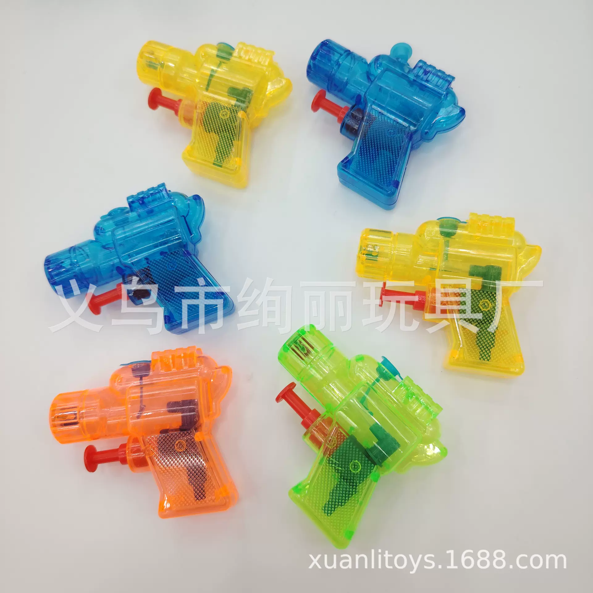 新款 迷你小水枪 儿童夏天戏水玩具 透明水枪玩具 跨境电商玩具