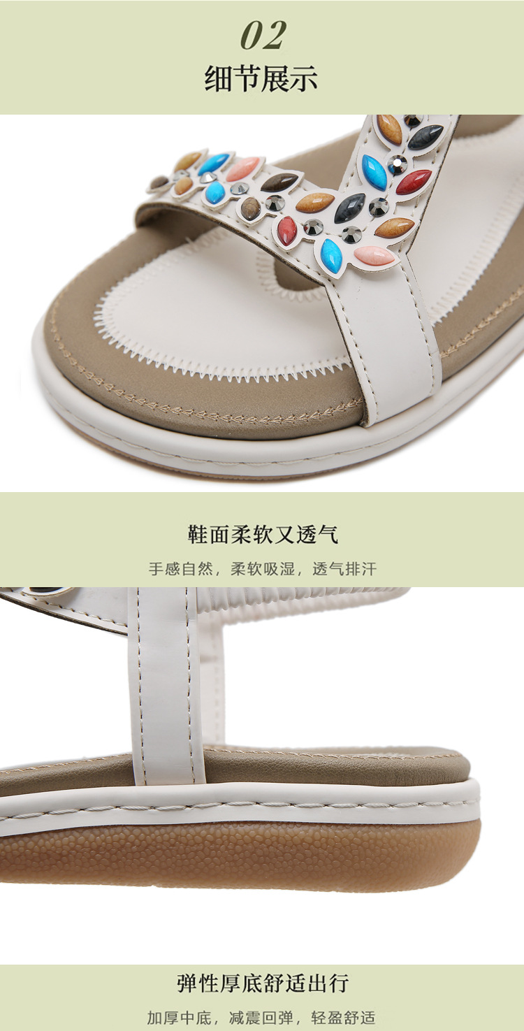 F8394 490K GIÀY DÉP SANDAL NỮ HUITDTU GẮN ĐÁ GIÀY DÉP NỮ G01 SẢN PHẨM MỚI