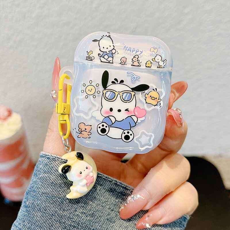 Pacha Dog Suitable for Apple Airpods4 Headphone Shell Pro2 Second Generation Ipod Wireless Bluetooth 3 Box 1 Anti-Fall