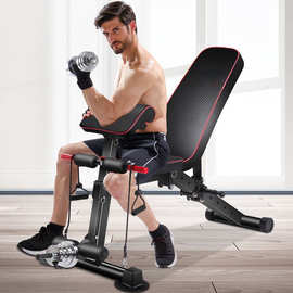男士小飞鸟哑铃凳多功能运动仰卧起坐健身器材家用健身椅