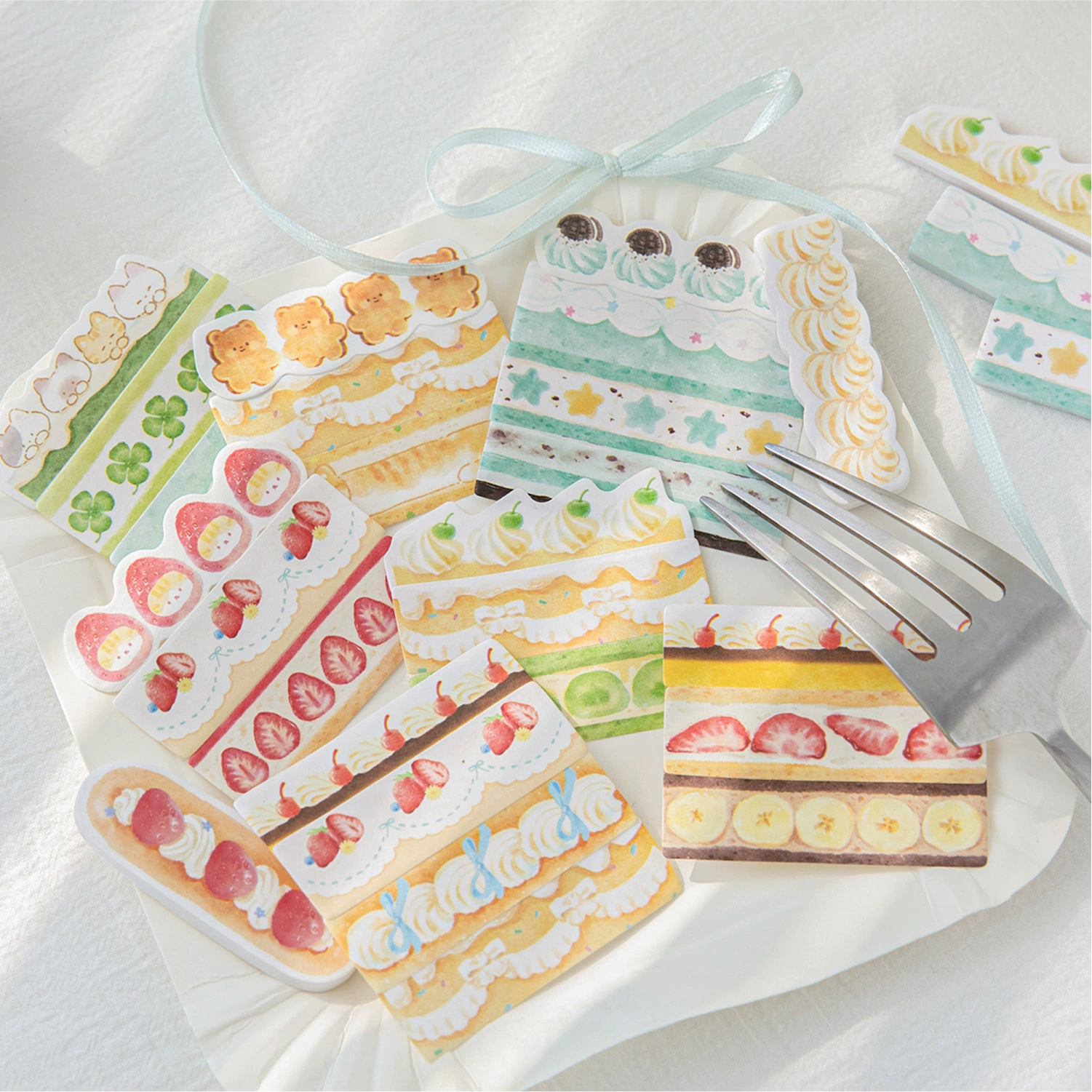 Momo 180 special-shaped index sticky notes, Dingding Cake Shop original cute student message mark sticky notes