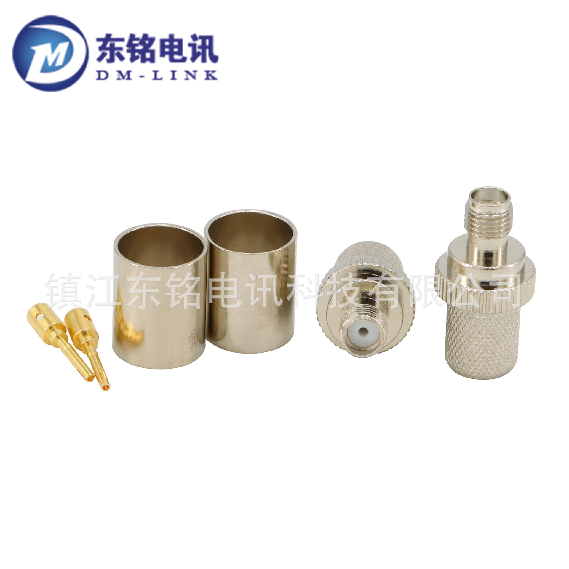 射频同轴连接器SMAK-7 SMA母头母针外螺内孔接RG8 RG213LMR400线