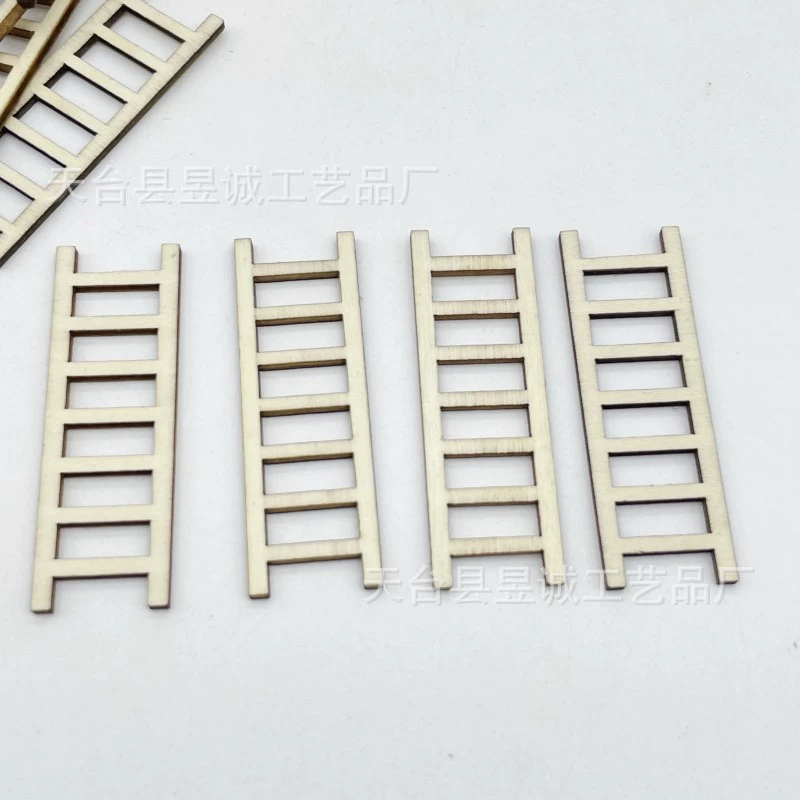 Кукольный домик мини деревянная маленькая лестница садоводство бонсай ландшафтное украшение съемка реквизит маленькая лестница