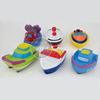 Toy plastic for swimming for bath, cartoon boat play in water