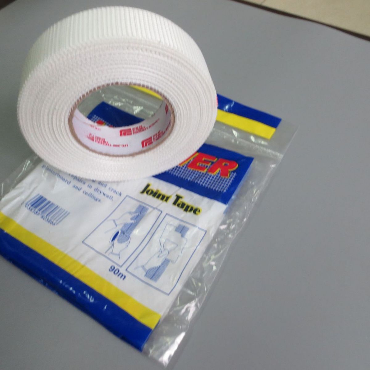 源头厂货 自有品牌 玻纤自粘胶带 玻璃纤维自粘网格布 自粘胶带母