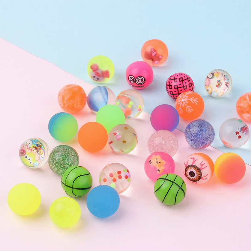 No. 32 bola de primavera un dólar máquina de torsión de huevos bola de primavera juguetes para niños bolas de primavera bolas de salto bolas de salto bolas de primavera niños pequeños regalos escolares