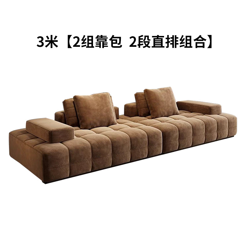 Fábrica al por mayor en el extranjero vacío compresión sofá Lawrence una forma esponja sofá sofá sin marco