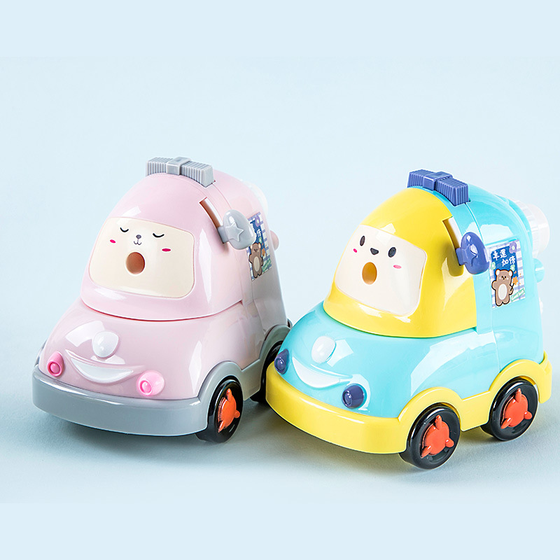 Sacapuntas infantil creativo con diseño de coche modelo YP5702 papelería regalo para niños