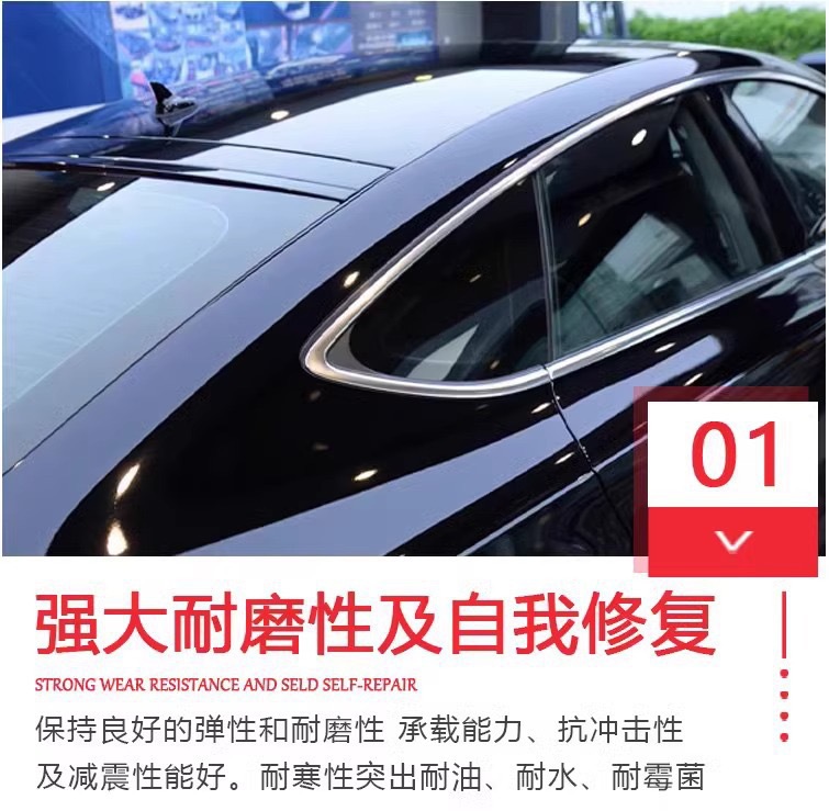Tpu Super Bright Piano Black Car Color Changing Film Bright Black Full Car Color Changing Film Paint Car Clothing Protective Film with Repair