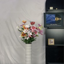 现代高档落地假花玉兰花仿真花居家新房客厅装饰艺术插花套装