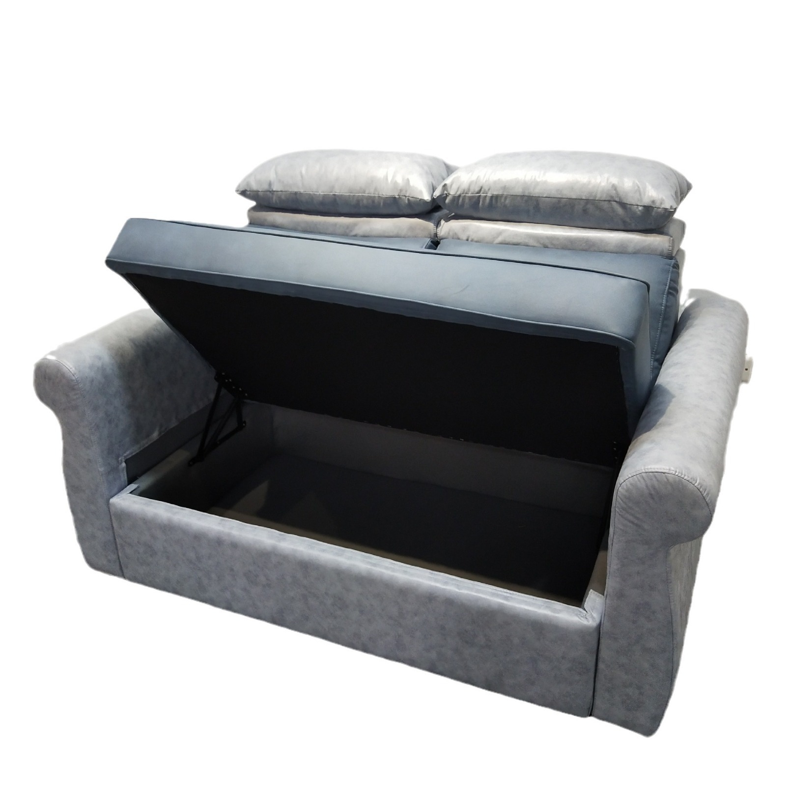 Sofá cama de tela moderna simple y multifuncional, sofá cama plegable de látex de hotel pequeño