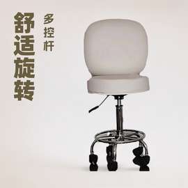 美容椅子多功能旋转大工椅美发师升降凳子旋转升降滑轮靠背椅子