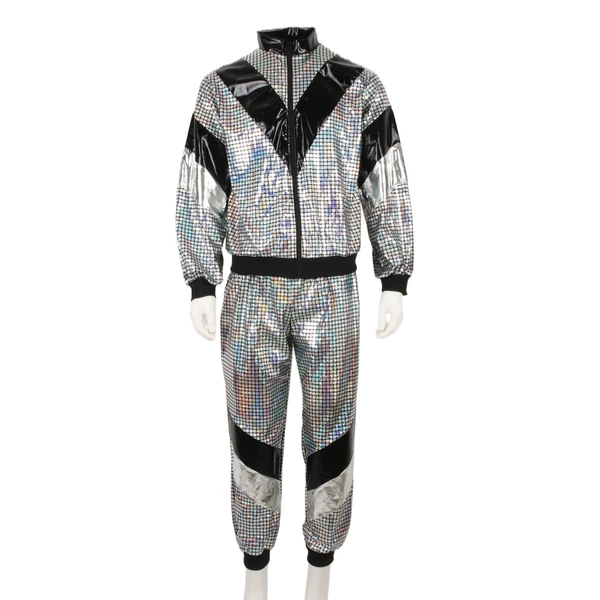 Glossy sports suit