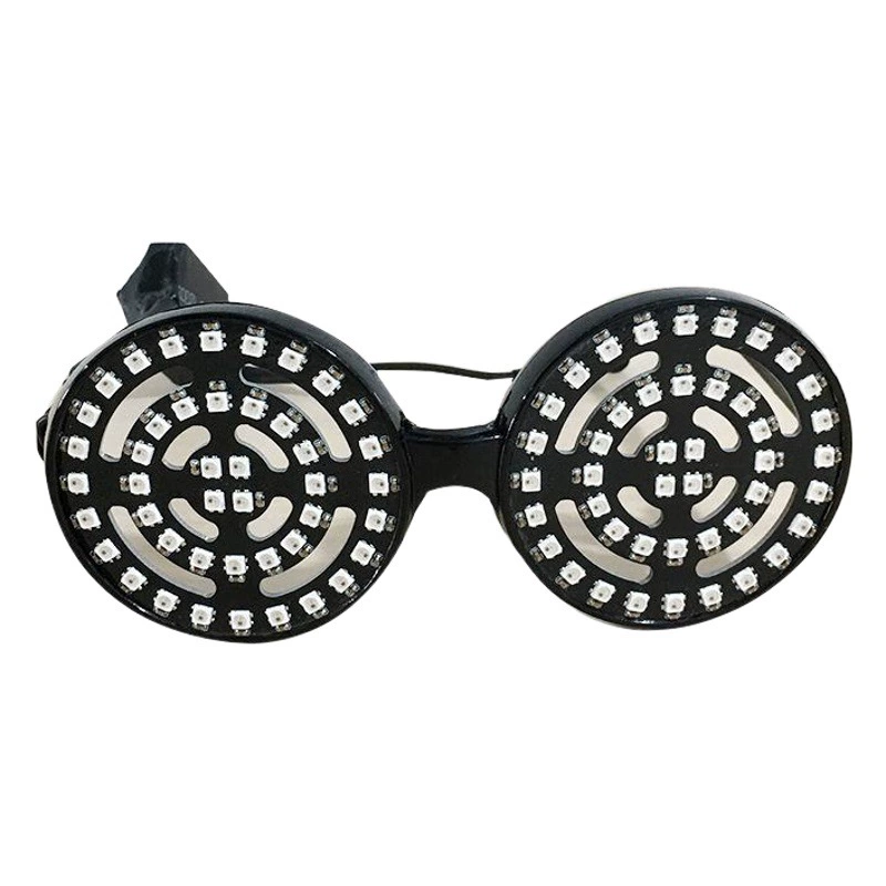 REZZ светящиеся очки сто электрических слогов диско светящиеся очки бар КТВ атмосфера светодиодные светящиеся очки