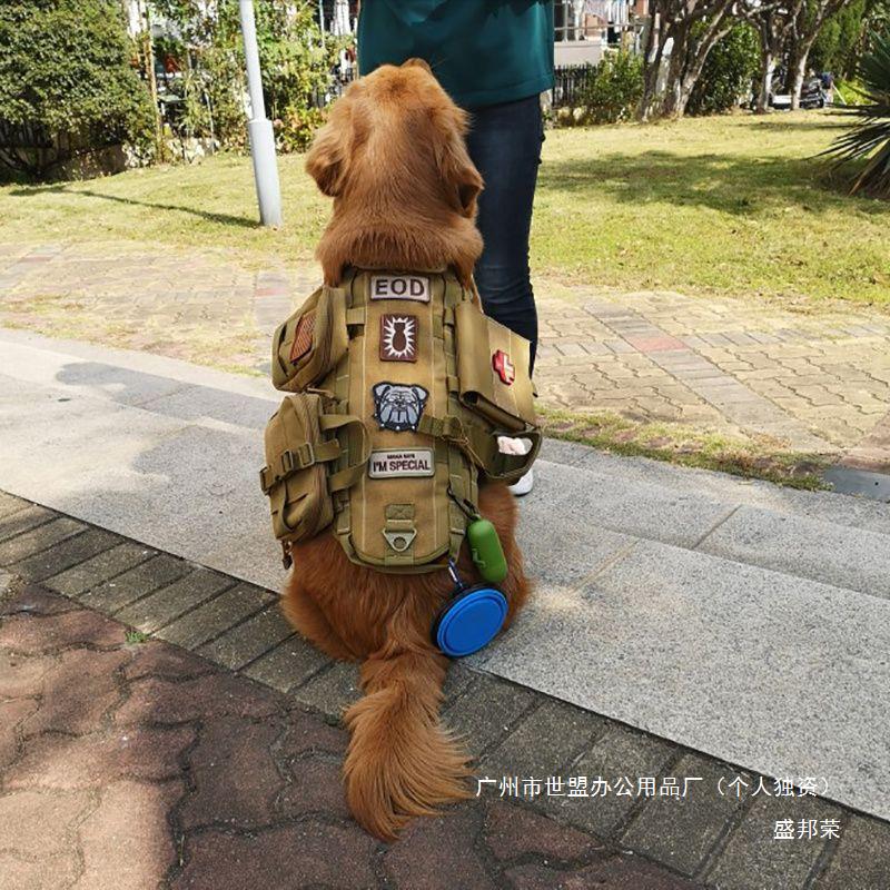 공장 직접 판매 큰 개 옷 대형 및 중형 개 봄과 여름 애완 동물 골든 리트리버 전술 개 조끼 개 하네스 9 독일 셰퍼드
